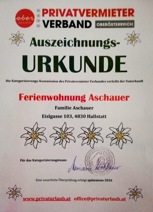 Ferienwohnung Aschauer Hallstatt Extérieur photo